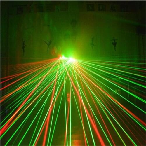 Rechargeable laser gloves DJ KTV lazer gloves for Stage Lighting Effect party show 80 beam disco light