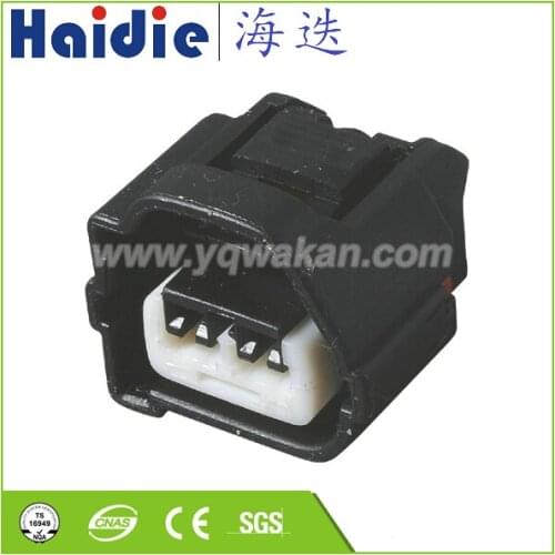 Customized 2 Way Black Female Automotive Connector Set With Pins and Wire Seals 7283-7020-10 MG641637-5 90980-10899