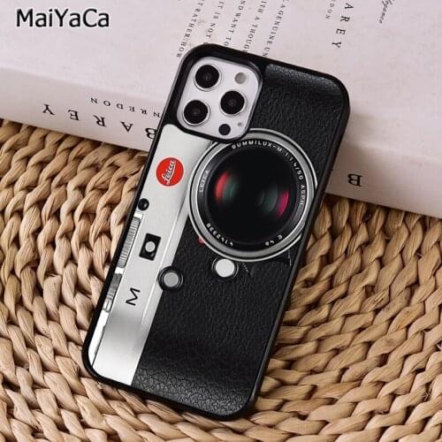 MaiYaCa Retro Vintage Camera Cassette Music Phone Case For iphone 11 12 mini Pro X XR XS MAX 6S 7 8 Plus 5S SE 2020 Cover Shell