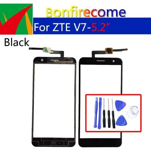 Touchscreen For ZTE Blade V7 Touch Screen Digitizer LCD Display Front Glass Panel Sensor Replacement 5.2 inch