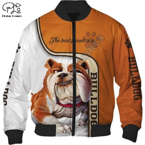 PLstar Cosmos Animal Rottweiler Bull Pitbull Dog Shepherd Tracksuit 3DPrint Men/Women Harajuku Funny Winter Coat Bomber Jacket 1