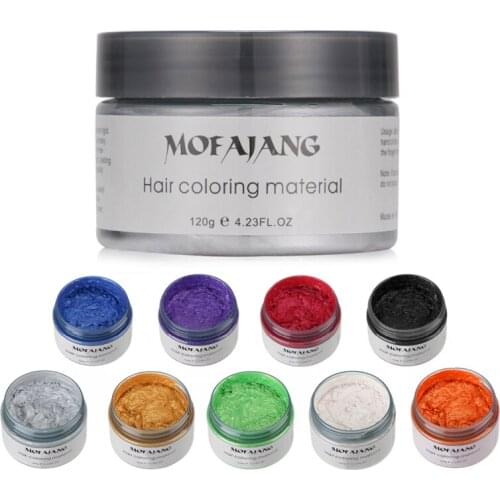 One-time gray hair wax wax hair wax strong effect of cream cream cream silver male and female 120g