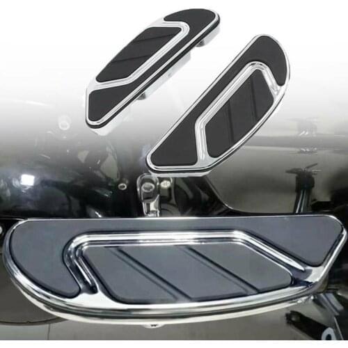 Motorcycle Rear Passenger Floorboard Footboard For Harley Touring Electra Glide Road Glide Road King Softail Ultra Limited