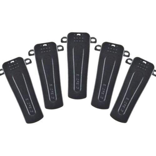 5 xBlack Belt Clip with screw for BAOFENG Radios BF-666S BF-777S BF-888S BF-999S Retevis H777