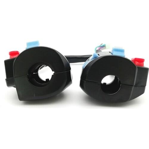 1 Pair 7/8" Motorcycle Scooter Handlebar Multi-Functions ON OFF Switch Controller