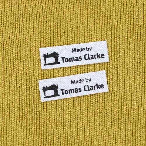 120 pieces Ironing Labels, Logo or Text, Personalized Brand , Clothing Labels, Custom Design, Fabric tags(YT197)