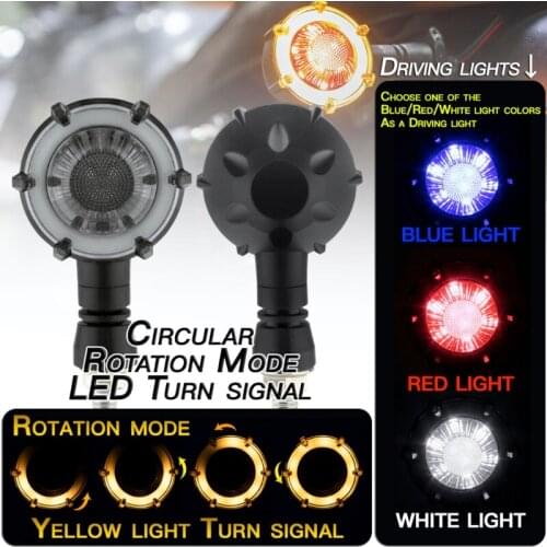 2pcs Motorcycle Turn signals Motorcycle LED DRL Motorbike Led Indicator Daytime Running Light Flowing Brake Strobe Signal