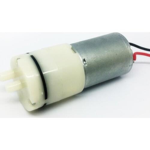 370 Water and Air Dual-purpose Pump DC 3V Air Oxygen Pump / Water Pump / Vacuum Pump for Aquarium Small Fish Tanks, Head 2 Meter