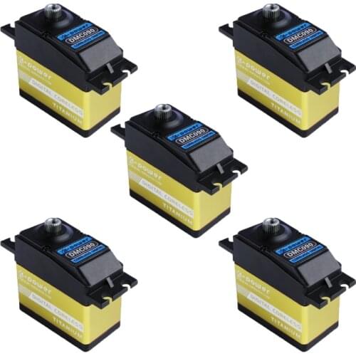 5PCS K-power DMC090 45G/9KG/0.08s High Speed Micro Digital Coreless Servo 4.8V-6V For RC 1/10 Touring Drift Car /600H Helicopter