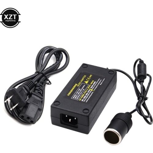 5A 60W Car Inverter Cigarette Lighter Adapter Socket Power Converter 220V AC To 12V DC for Car Air Pump Vacuum Cleaner