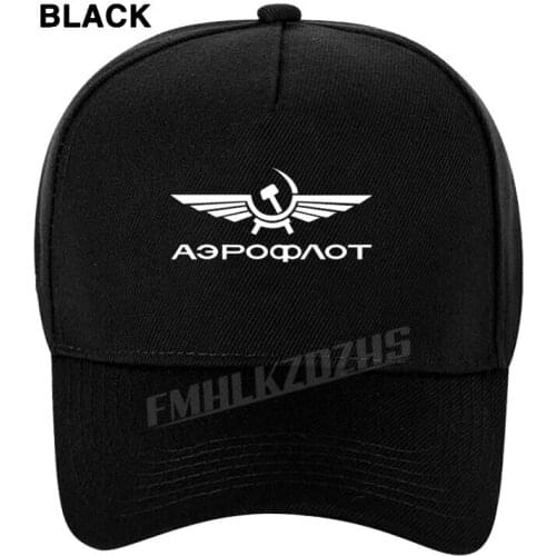 Aeroflot Baseball Caps CCCP Civil Aviation Print USSR RUSSIA AIRFORCE RUSSIAN Top Quality Men Hip Hop Caps M55