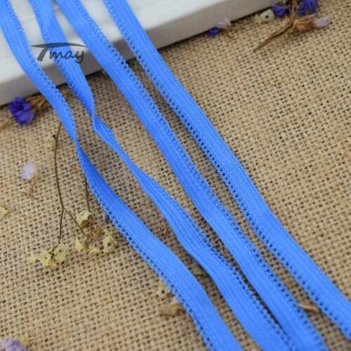 #225 Small Ribbon 8yards stretch elastic lace Trim Sewing Baby Underwear Pants Bra Lace Clothing Trimming elastic hair Bands