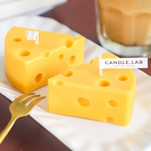 6 Cavity Cheese Candle Mold DIY Handmade Candle Making 3D Candle Molds