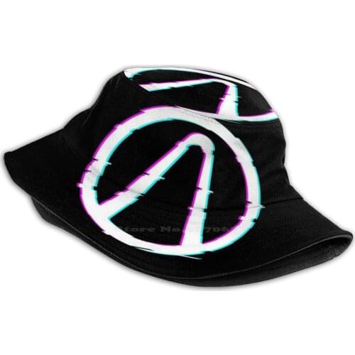 Glitched Logo - Fishing Hunting Climbing Cap Fisherman Hats The Pre Sequel Hunter Claptrap Mordecai Roland Lilith Fire Hawk