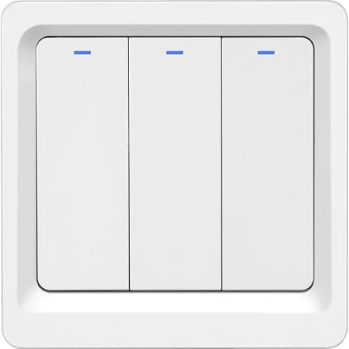 WiFi smart switch remote control wireless switch mobile phone control key switch household type 86 2.4GHZ Wifi Touch Switch No