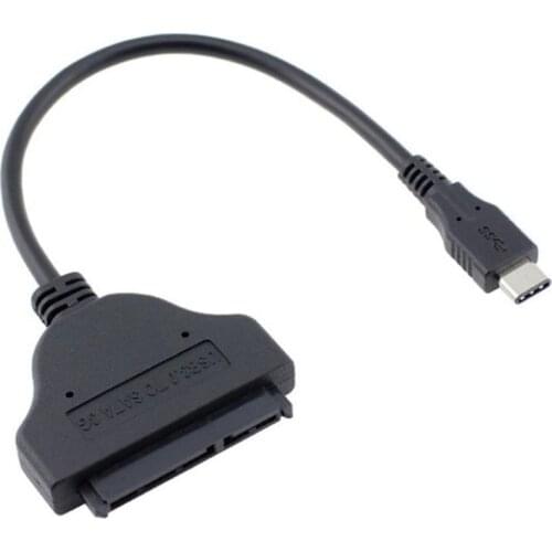 A Ausuky USB 3.1 Type C Male to 2.5inch Micro SATA HDD/SSD Drive Cable -25