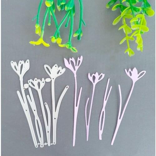 Tree trunk flower decoration metal cutting die scrapbook paper knife stamping die