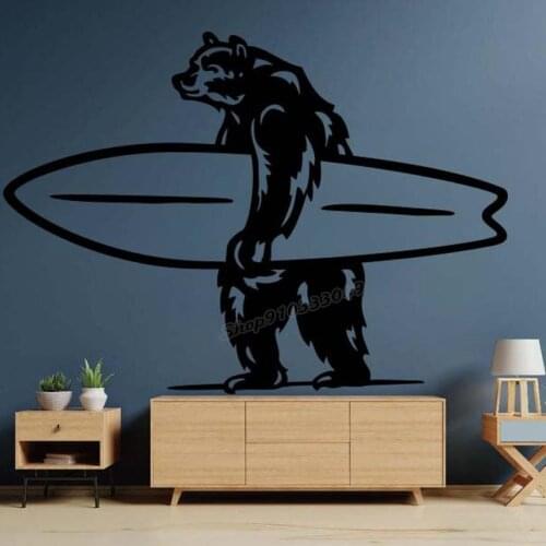 Surfing Wall decal Aloha Wave Surf rider Ocean Slip Surf school Water Surf board Wall Sticker Room Decor Art Vinyl Decal B202