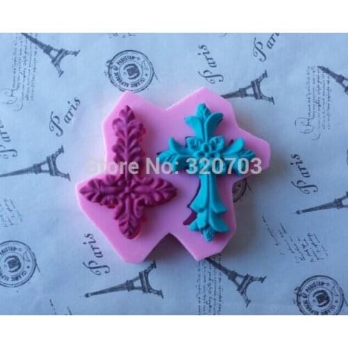 New Arrived 3D Silicone Cake Mold Cross Modeling Cake Decoration Mold For Baking Ware , Kitchenware, Soap, Chocolate Mold G039