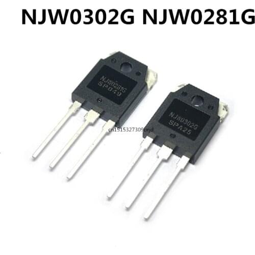 Original 2PCS/ NJW0302G NJW0281G TO-3P