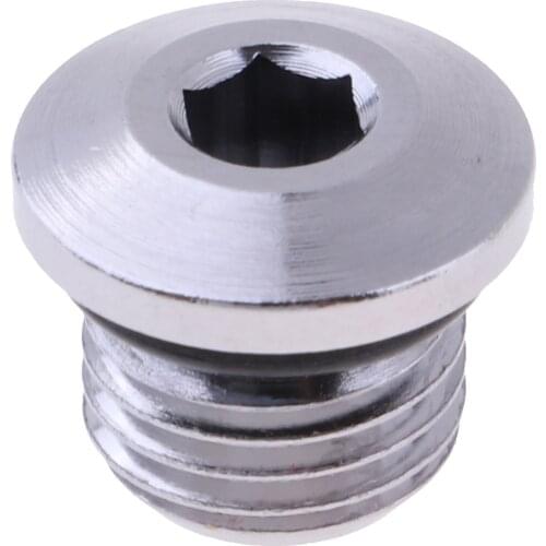 Perfeclan Dive Regulator High Pressure Plug Low Pressure Port Plugs Screws Adapter 3/8 7/16'' With O -Ring