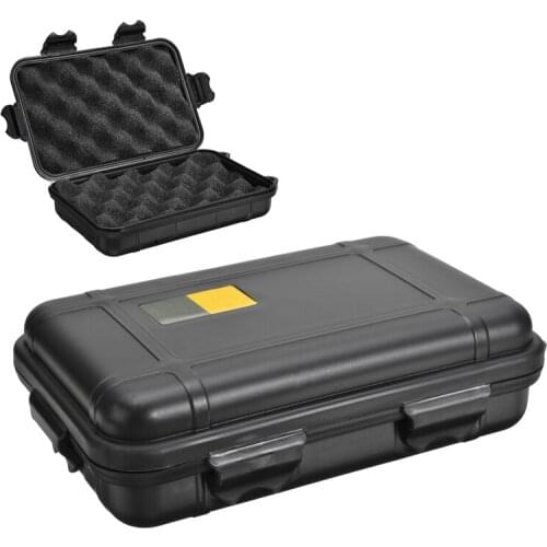 Portable Outdoor Airtight Survival Storage Case Shockproof Box Waterproof Camping Travel Container Carry Storage Box S/L Size