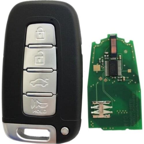 Smart Remote key 4 BTN Keyless Entry Fob For Hyundai 433MHz With ID46 Chip