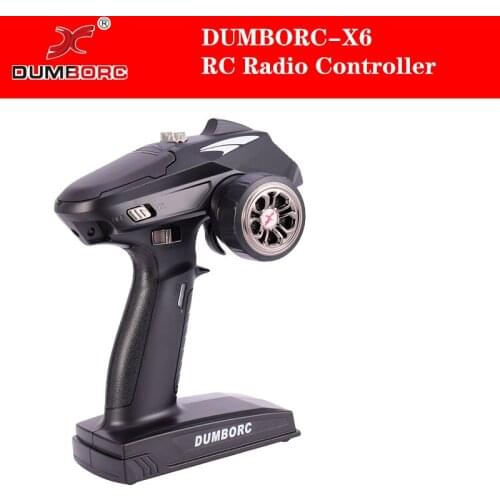 DUMBORC RC Radio Controller Transmitter X6 6CH 2.4G with Mixed Mode X6F/X6FG/X6DC Receiver for RC Car Boat Tank Support DIY