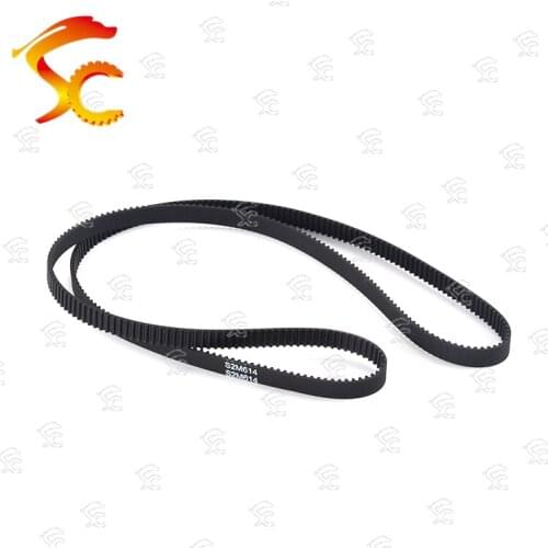 2pcs S2M-614-6/10mm belt closed loop rubber S2M-614-6/10mm timing belt Teeth 307 Length 614mm width 10/6mm for 3D printer