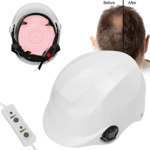 118/186/200pcs Lamp Beads Hair Loss Treatment Device Red Light Therapy Hair Growth Helmet Cap Hat Hair Care White