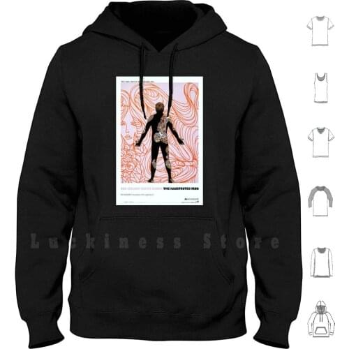 The Illustrated Man 1969 Hoodies Long Sleeve The Illustrated Man Rod Steiger Claire Bloom Ray Bradbury 1969