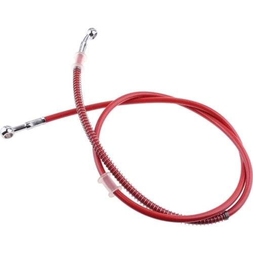 Universal 59'' Red Motorcycle Brake Line Hose Braided High Performance for motorcycles