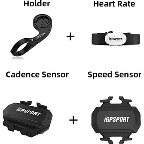 IGPSPORT Bike Computer Cadence Sensor Cycling Speed Sensor Gps Bicycle Wireless IPX7 Heart Rate Holder Bike Accessories HR40 C61