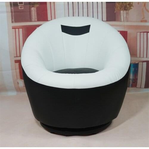 Rotatable Living Room Lazy Chair Single Lounge Sofa Chair Leather Adults Kids Reading Relax With Backrest Modern Home Furniture