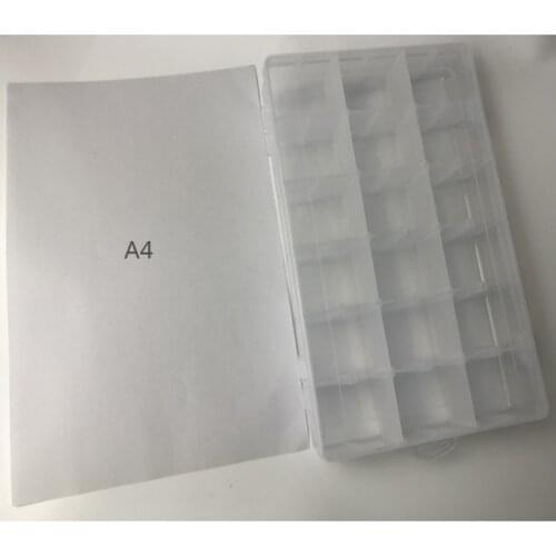 27.5x17.5x4.5cm large siz Toolbox Electronic Plastic Container Box for Tools Case Screw Sewing Transparent Component Storage Box