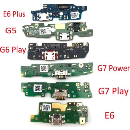 20 Pcs ,Repair Parts USB Charging Dock Port Connector Board For Motorola Moto G5 G7 G8 Play G7 Power E6 E7 Plus E4 G8 Power Lite