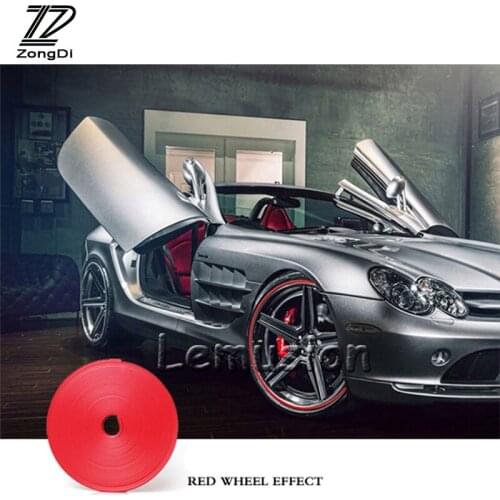 ZD 8m For Hyundai Tucson Solaris ix35 i30 Suzuki Swift Mitsubish ASX Mazda 3 6 Car Tire Wheel Rims Protector Decoration Stickers