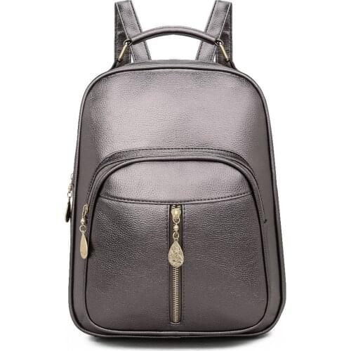 Women Leather Backpacks High Quality 2019 Rucksacks For Girls Preppy Style schoolbag backpack mochila sac a dos bagpack ladies