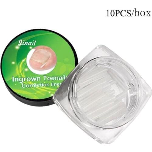 10pcs/bag Paronychia Orthopedic Pad Easy-to-use Special Gasket Toenail Correction Foot Care Tool