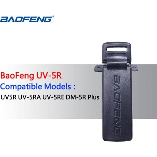 2PCS Original Baofeng UV-5R Belt Clip with Screrws for Baofeng UV5R UV-5RA UV-5RE DM-5R Plus Walkie Talkie UV 5R