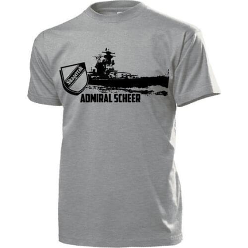 2019 Fashion Hot sale Admiral Scheer Panzerschiff Kriegsmarine Schwerer Kreuzer - T Shirt Tee shirt