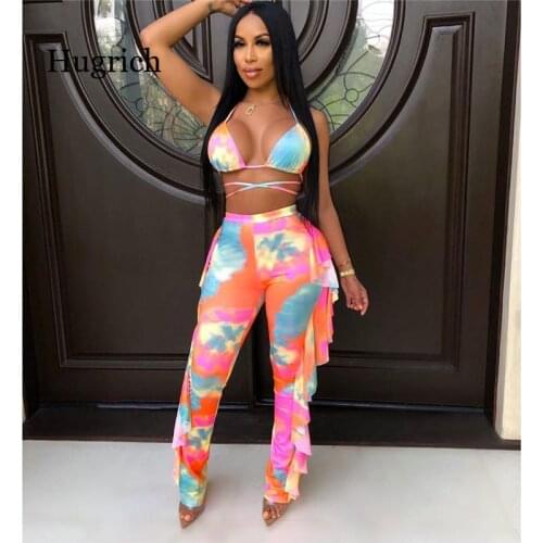 2021 New Summer Beach Sexy Bikini Party Dress Multicolor Transparent Lace Mesh Women Swimsuit Set Sexy Hot Spring Set