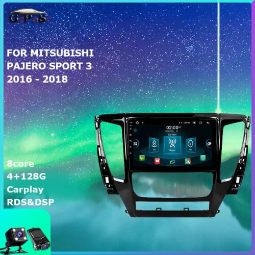 Car Radio Video Player For Mitsubishi Pajero Sport 3 2016 - 2018 Android 10 Navigation gps dvd accessories