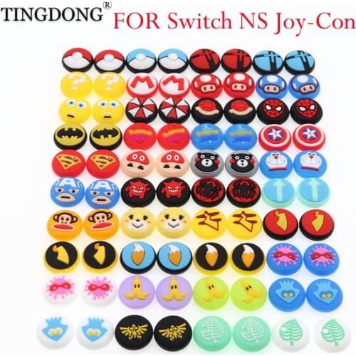 2pcs Joystick Cover Thumb Stick Grip Cap Skin For Nintend Switch Lite NS Joy-Con Controller JoyCon Gamepad Thumbstick Case