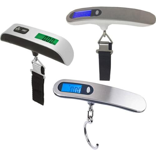 40kg/50kg 10g/100g Mini Digital Electronic hook scale Weighting Travel Luggage Scale Fish Hanging Hook Backlight 43% off