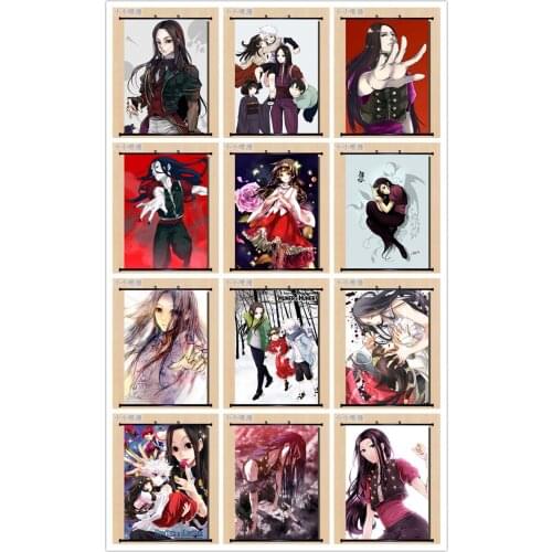 Coscase Anime Hunter x Hunter Decorative Pictures Illumi Zoldyck & Kalluto Zoldyck & Killua Home Decor Wall Scroll Poster