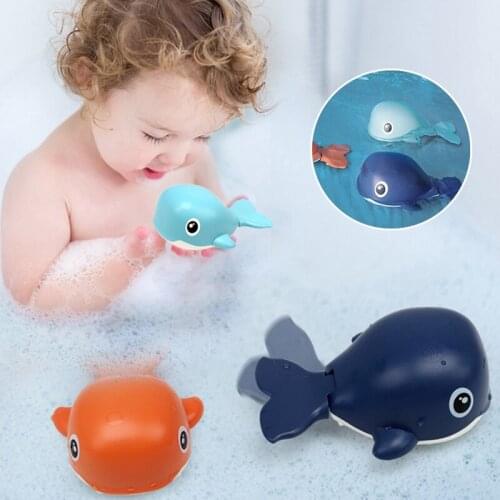 0 12-month baby bath toys children swimming pool water games clockwork animals children dolphin water toys gifts
