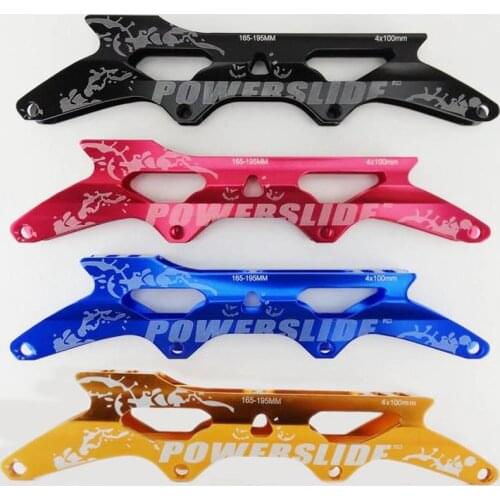 Japy Skate Powerslide S3 Speed Skating Frame Inline Skates Bases For 4*90 4*100 4*110mm Wheels Black Red Sliver Blue Color