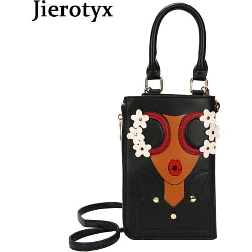JIEROTYX Luxury Bag Leather Pouch Handbag Women 2020 Soft Hand Purse Small Handbags Cute Girl Shoulder Messenger Bag Mini Purses