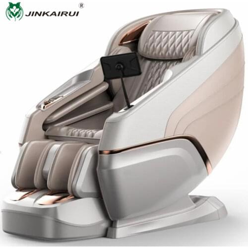 Jinkairui NEWEST Space Capsule Bluetooth Massage Chair Zero gravity Full Body Multiple Massage Methods Intelligent Adjustable